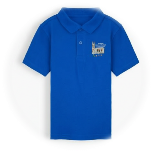 Royal Blue PE Top with Logo